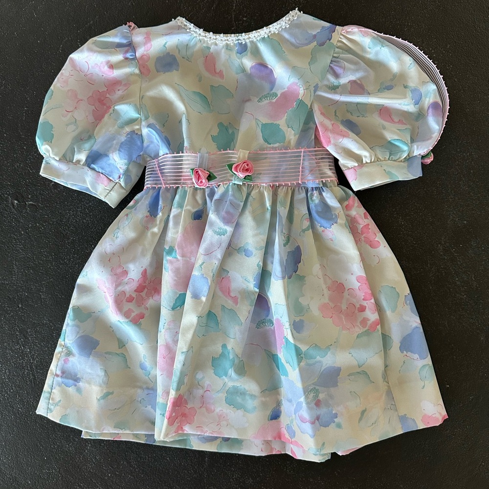 Rare Editions Floral Pastel Kids Dress